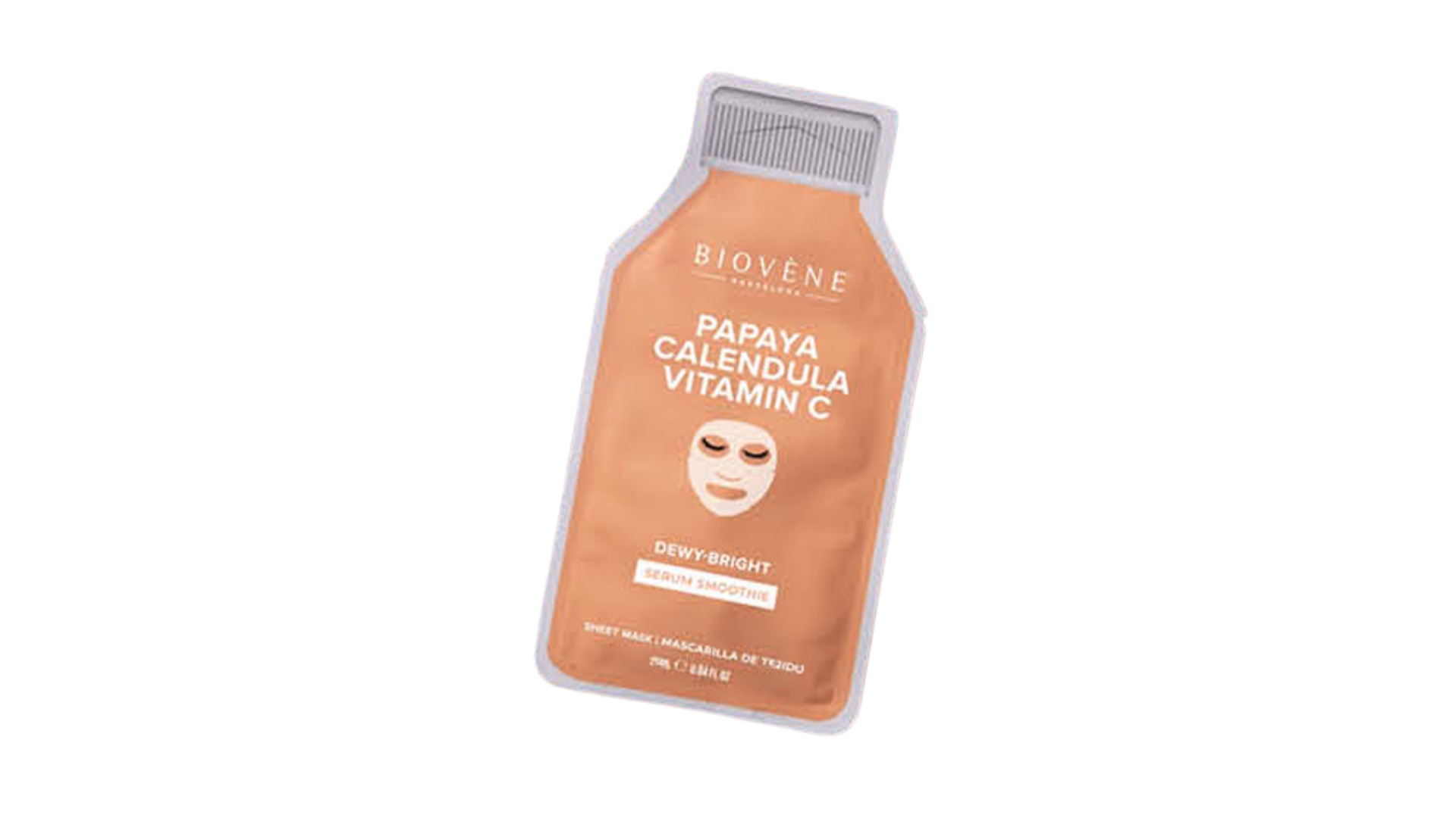 MASQUE VISAGE AVEC SERUM PAPAYE, CALENDULA ET VITAMINE C X16