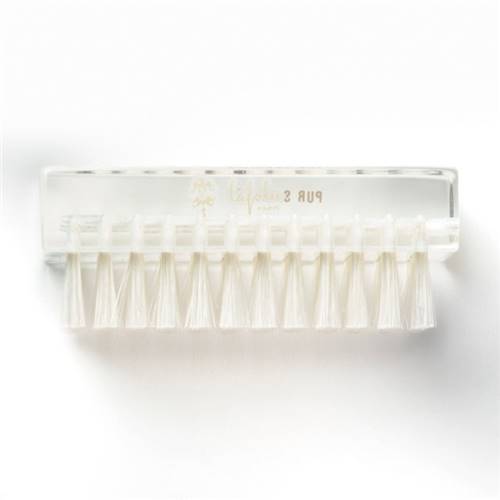 Brosse à Ongles Cristal Soies Blanches.