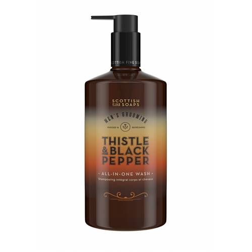 Shampoing Corps Et Cheveux Cardon Poivre Noir 500ml - Scottish Fine Soaps