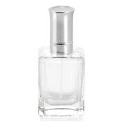 Vaporisateur en Verre Lourd Carr avec Capuchon Argent - 50 ML