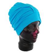 Bonnet de Bain en Tissu Turquoise