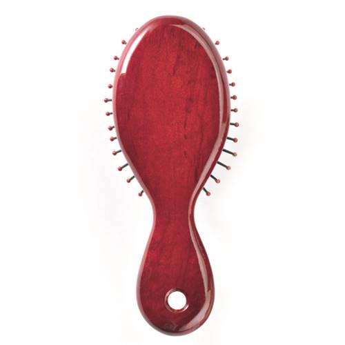 Brosse Pneumatique Ovale Rouge