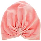 Bonnet Après Douche Velours Rose