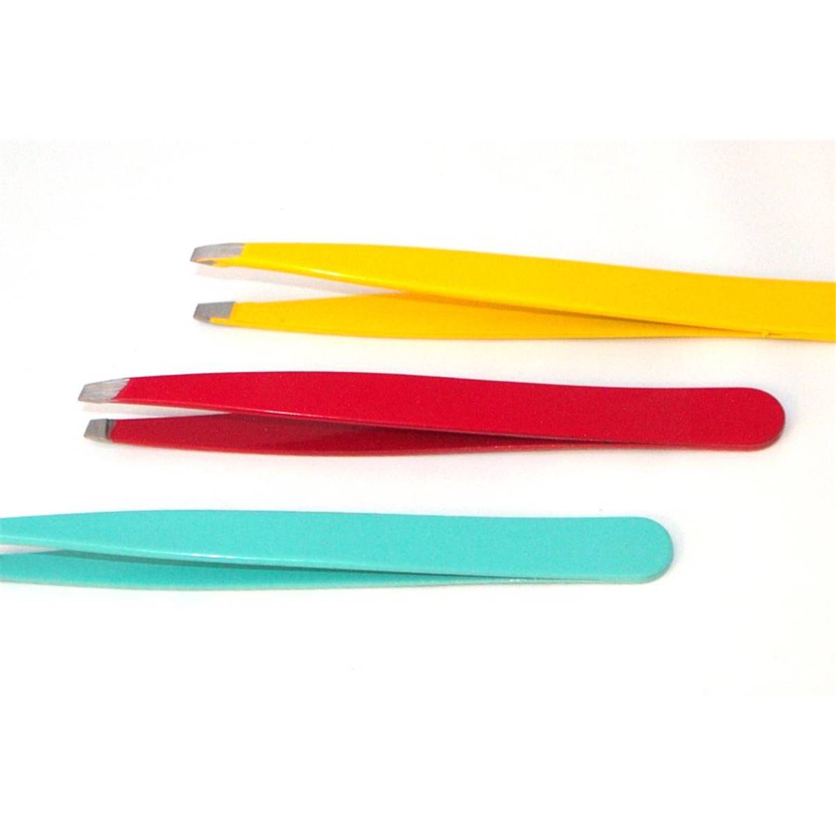 Lot De 20 Pinces à épiler En Plastique Multicolores - 10 Cm, Pour Perles, Puzzles, Bricolage, électronique - 3