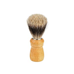 BLAIREAU EN BOIS DE BOULEAU POILS SYNTHETIQUES