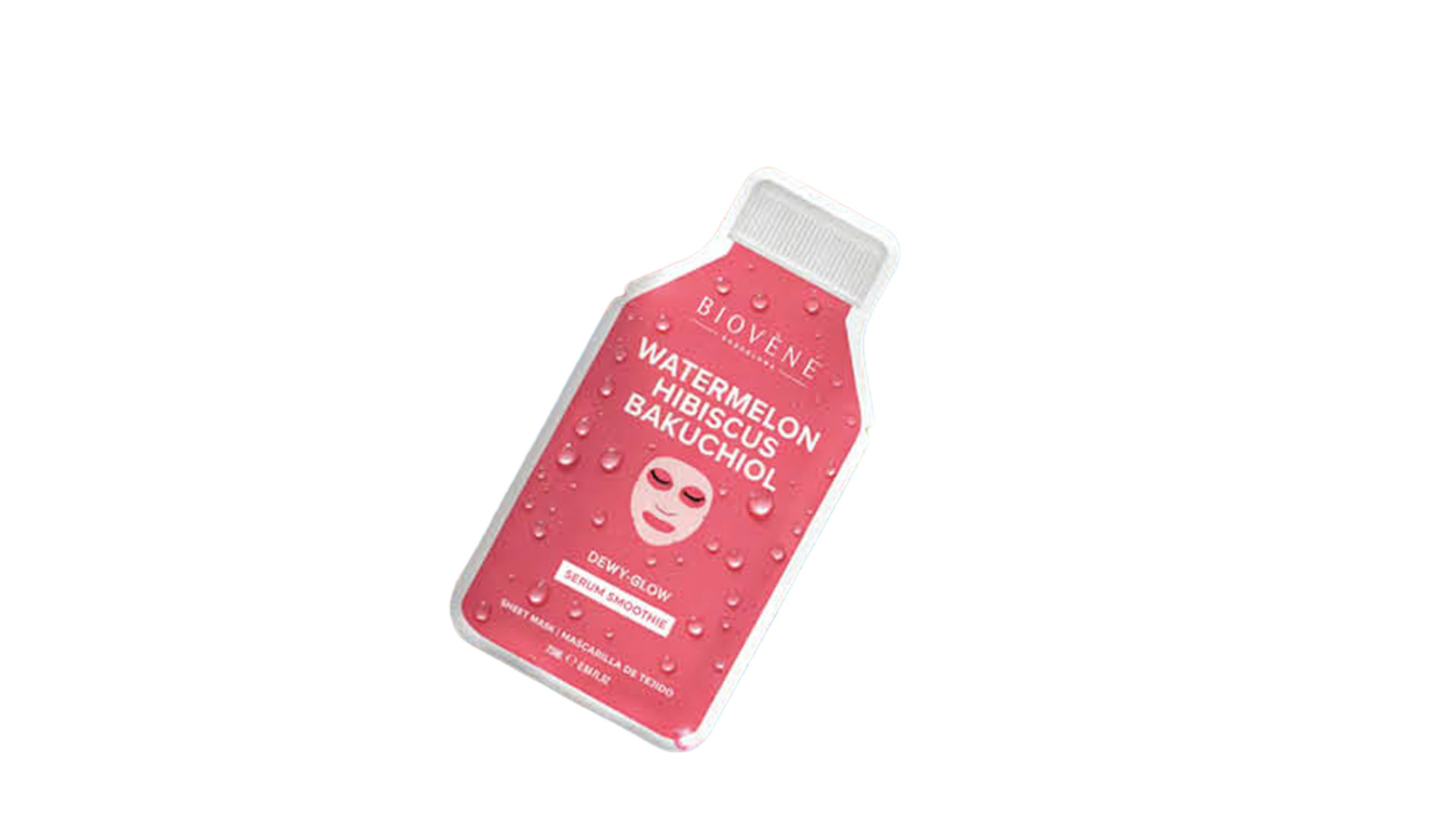 MASQUE VISAGE AVEC SERUM PASTEQUE, HIBISCUS ET BAKUCHIOL X16