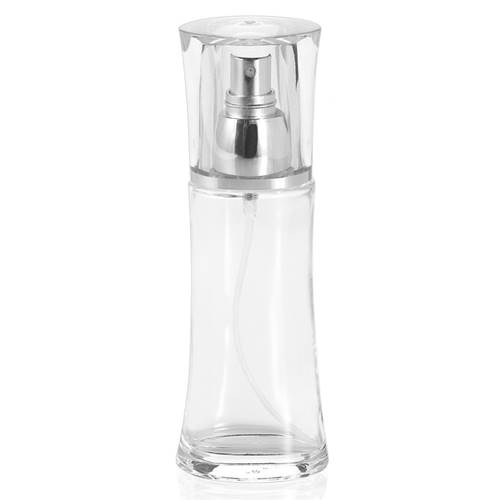 Vaporisateur en Verre Évasé et Capuchon transparent - 50 ML