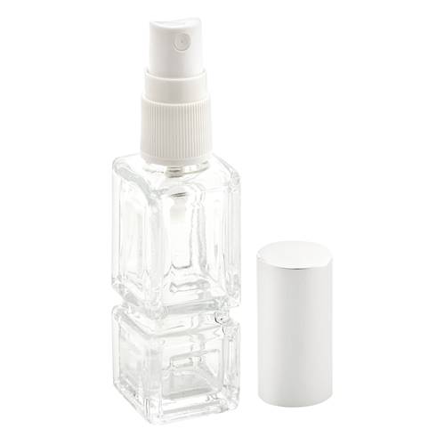 Vaporisateur Lotion Carré avec son Capuchon Argenté - 30 ML