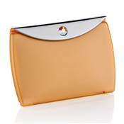 Miroir de Sac Enveloppe Swarovski Abricot - X3
