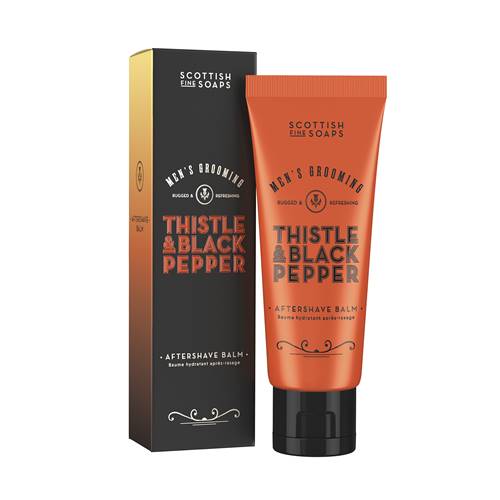 Baume Après Rasage Chardon Poivre Noir 75ml - Scottish Fine Soaps