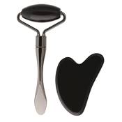 Combo Roller & Gua Sha - Noir