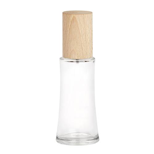 Vaporisateur verre avec Bouchon Bois Hêtre - 50 ML