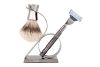 Set Rasage Gun Metal Mach III Rasoir et Blaireau