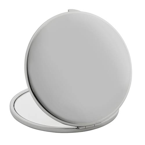 Miroir de Voyage Rond Chromé - X7