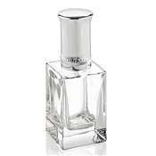 Vaporisateur Carré en Verre Capuchon Argenté - 30 ML