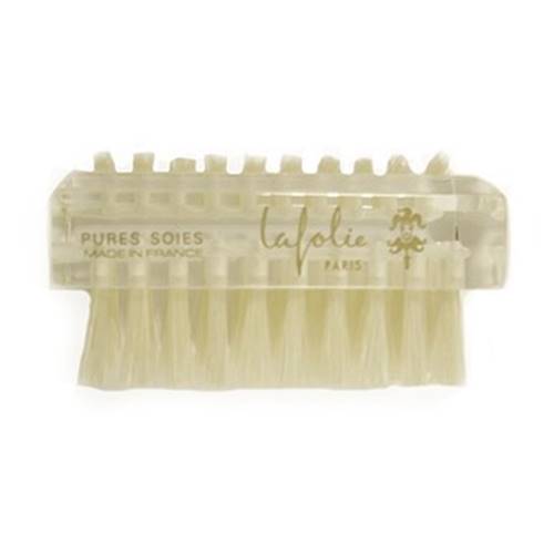 Brosse à Ongles Cristal Soies Blanches