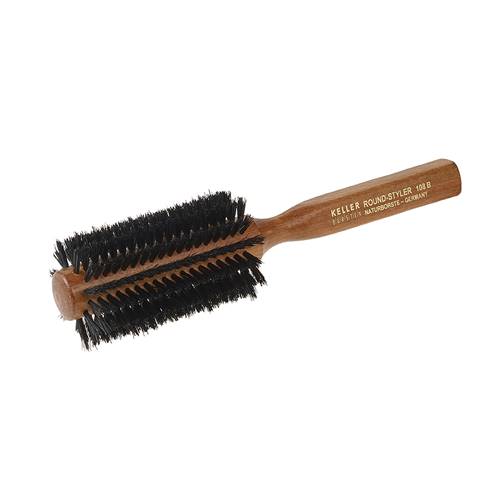 Brosse Ronde en Bois et Pur Sanglier - Petit Modèle