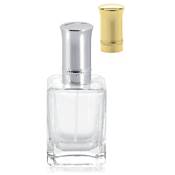 Vaporisateur en Verre Lourd Carr avec Capuchon Dor - 50 ML