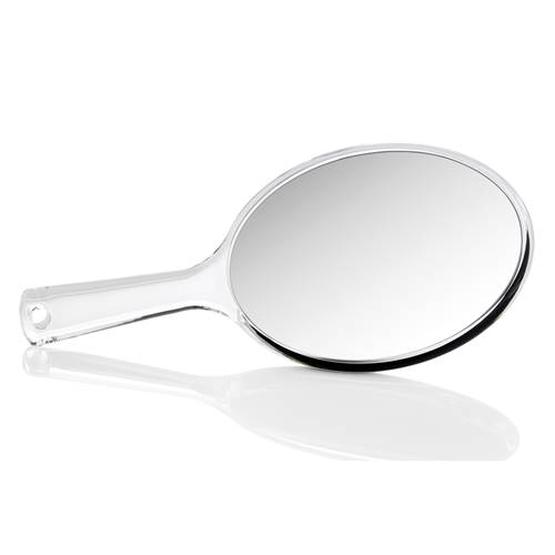 Miroir Face à Main Acrylique Ovale - X5