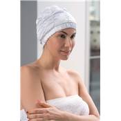 Bonnet de Douche Blanc Étanche