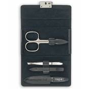 Trousse Manucure Diabolo Noire - 4 Outils