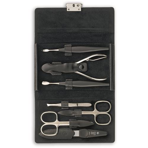 Trousse Manucure Diabolo Noire - 7 Outils