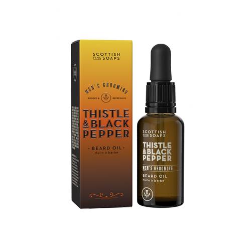 Huile A Barbe Chardon Poivre Noir 30ml - Scottish Fine Soaps