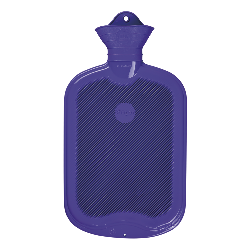 Bouillotte à eau en Caoutchouc - Violette