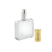 Vaporisateur Rectangulaire avec Bouchon Dor - 100mL