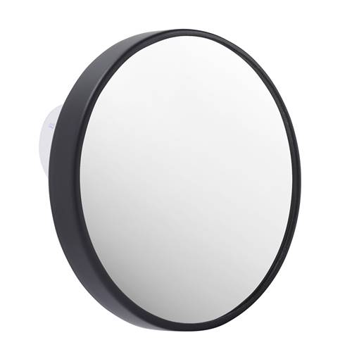 Miroir Ventouse Noir Mat X 15