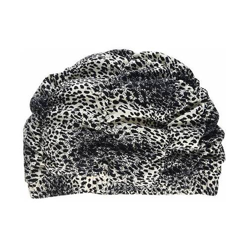 Bonnet de Bain Léopard Noir & Blanc