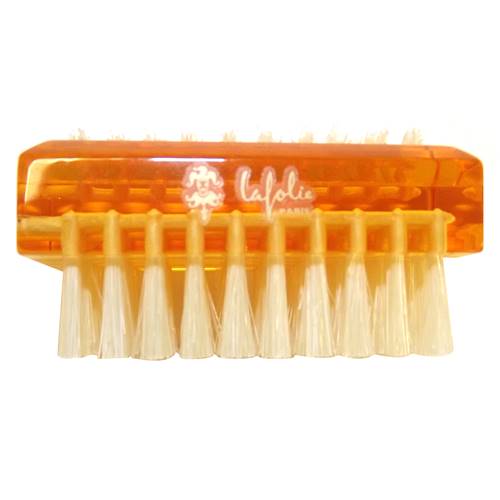Brosse à Ongles Écaille Soies Blanches