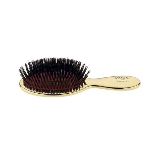 Janeke - Brosse Dorée Soies Véritables de Sanglier - 9 Rangs