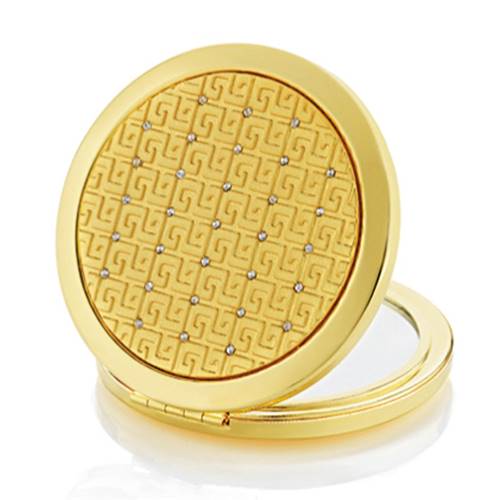 Miroir de Sac Strass Or - X2