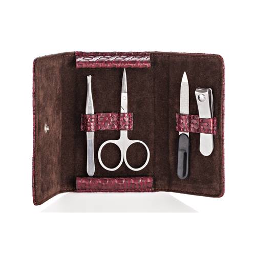 Trousse à Manucure 4 Pièces Rouge et Vernis