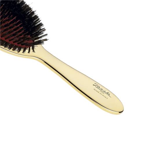 Brosse à Cheveux Professionnelle Poils De Sanglier Et Bois – Teasing, Modèle Rectangulaire Taille M