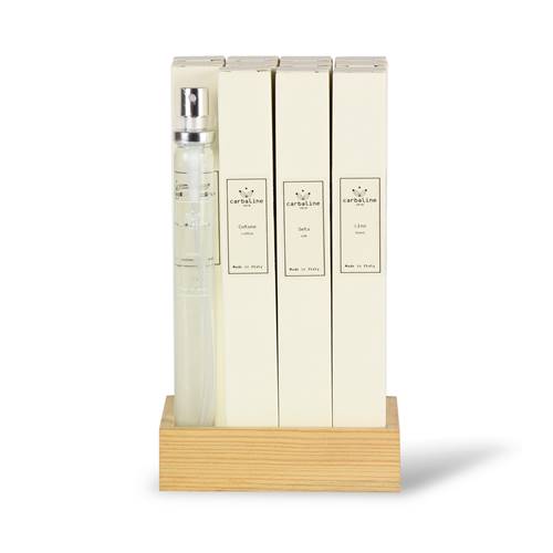Présentoir de parfums de Linge Carbaline - 12 Sprays 30 ML