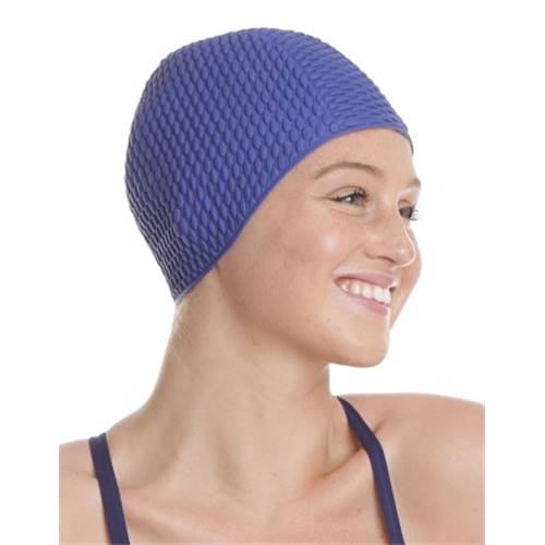 Bonnet de Bain en Caoutchouc Turquoise