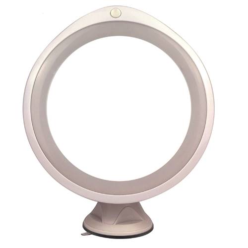 Miroir Cosmétique Ventouse Lumineux - X10