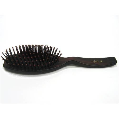 Brosse Imitation Acajou Pneumatique Picots-Boules - Grand Modèle