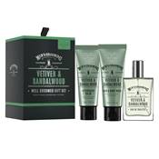 Coffret Cadeau de Soins pour Hommes - Vétiver & Bois de Santal