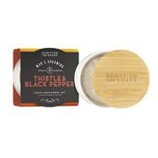 Bol Et Savon A Raser Chardon Poivre Noir 100g - Scottish Fine Soaps
