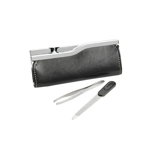 Trousse Manucure - Étui et Miroir - 2 Outils