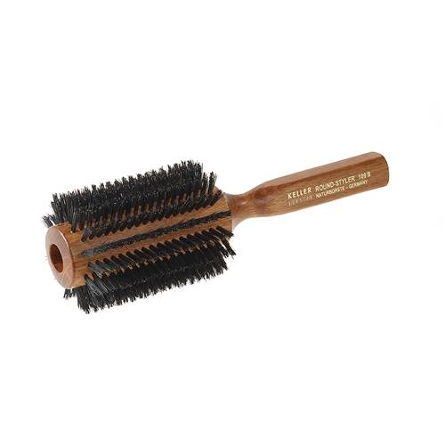 Brosse Ronde en Bois et Pur Sanglier - Grand Modèle