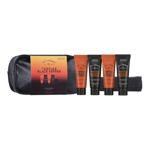 Trousse De Voyage Chardon Poivre Noir - Scottish Fine Soaps