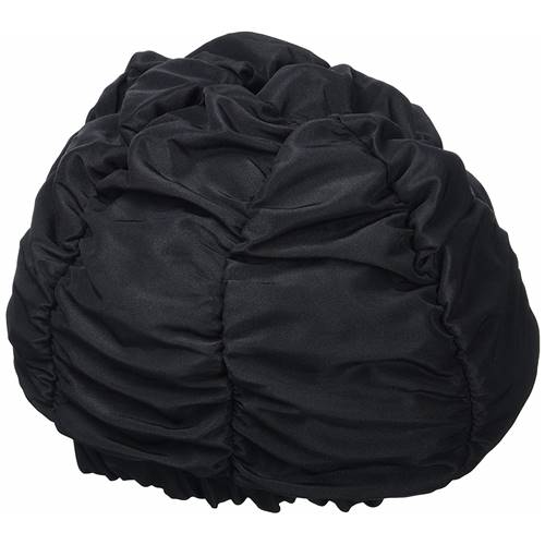 Bonnet de Bain Noir Imperméable - Confort Plus