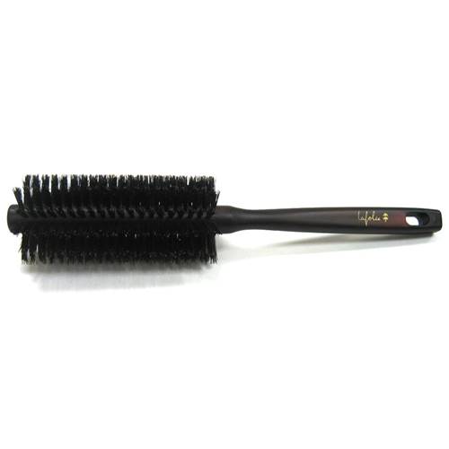 Brosse Ronde Acajou en Poils de Sanglier