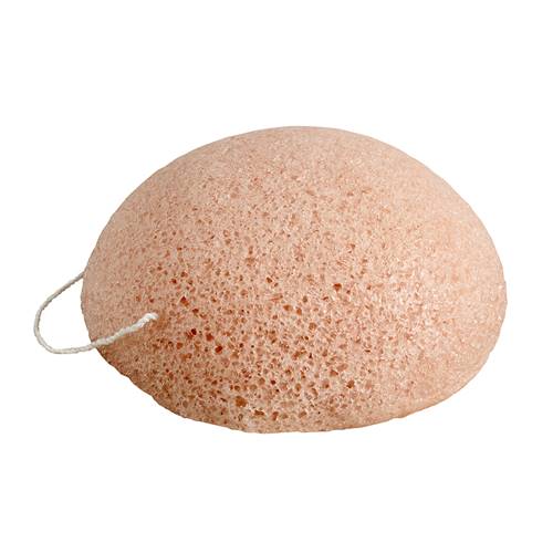 Éponge Konjac Trempée à l'Argile Rose