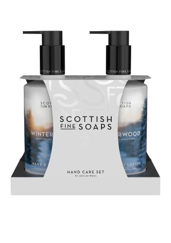 Set De Soins Pour Les Mains Winterwood 2X300ml - Scottish Fine Soaps
