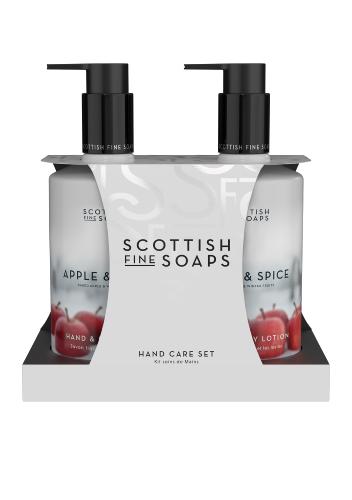 Set De Soins Pour Les Mains Apple & Spice 2X300ml - Scottish Fine Soaps